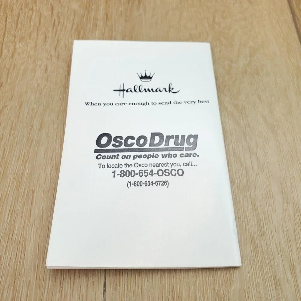 Vintage 1997 Hallmark Osco Drug Pocket Calendar 5.5